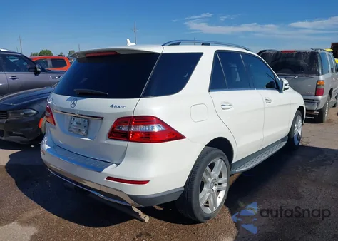 2013 Mercedes-Benz Ml 350 4Matic из США, поврежденный, VIN 4JGDA5HB5DA154295
